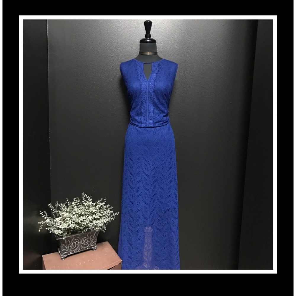 Dressbarn Blue Lace dress